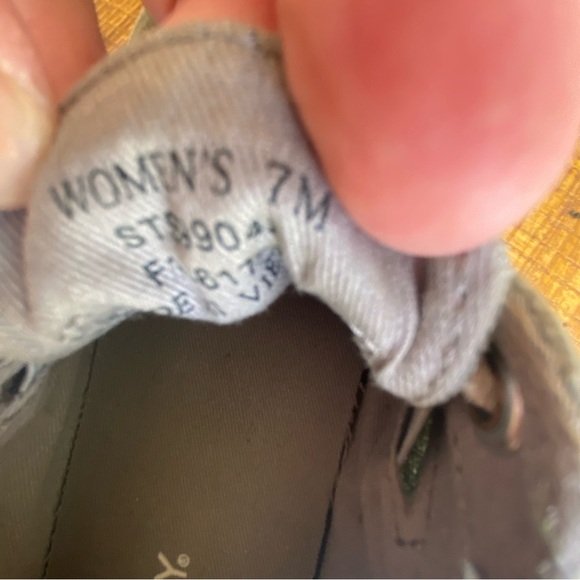 Sperry Crest Vibe Linen Sneaker Gray Women’s  7 Lightweight Breathable Coastal - Picture 6 of 15